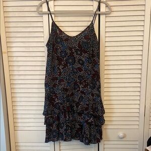 Chic Floral Spaghetti Strap Mini Dress